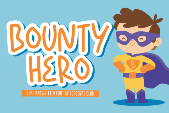 Bounty Hero: The Casual Handwritten Font for Engaging Digital Campaigns