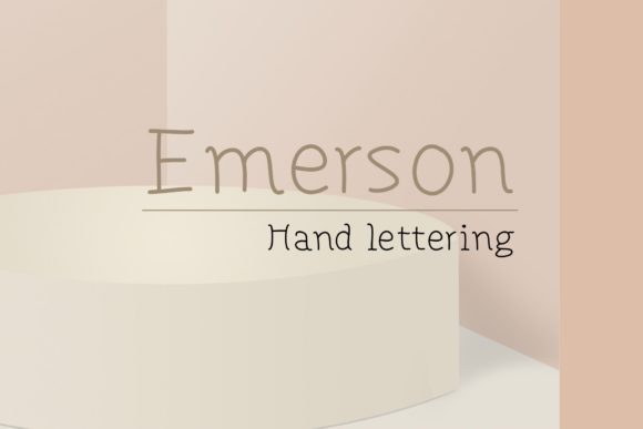 Discovering Emerson: The Friendly Handwritten Font for Real Branding Projects