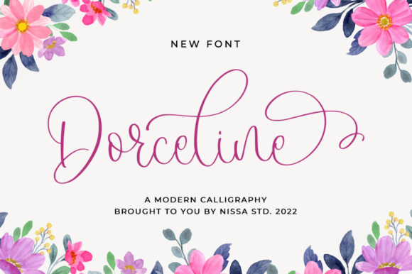 Dorcelaine: A Script Font for Digital Elegance