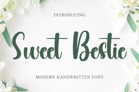 Enhance Your Craft with Sweet Bestie Font