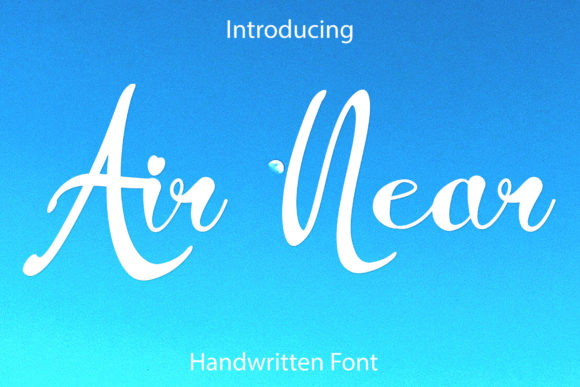 Finding Air Near: A Script Font for Modern Brand Elegance