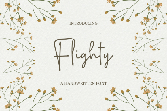 Flighty: A Natural Handwritten Font for Modern Web Design