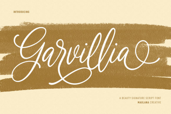 Garvillia: A Handwritten Font That Adds Elegance to Any Brand