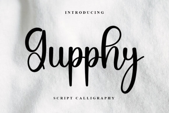 Gupphy: A Handwritten Font for Modern Campaign Visuals
