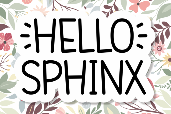 Hello Sphinx: The Editorial Designer's Premium Script Font