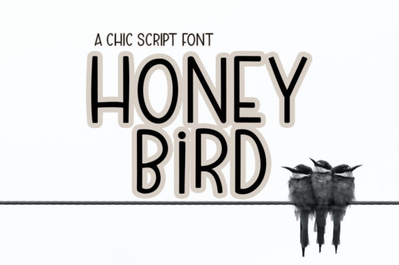 Honey Bird: A Chic Script Font for Crafters and Product Creators