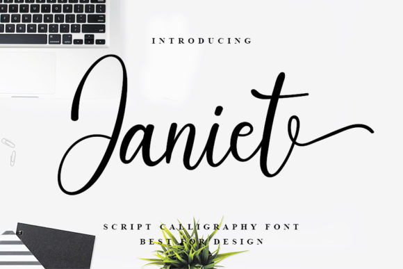Janiet: A Serene Script Font for Editorial Elegance