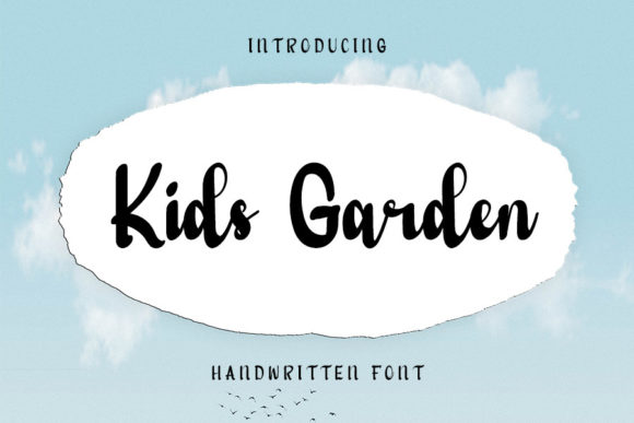 Kids Garden Font: A Contemporary Script for Editorial Charm
