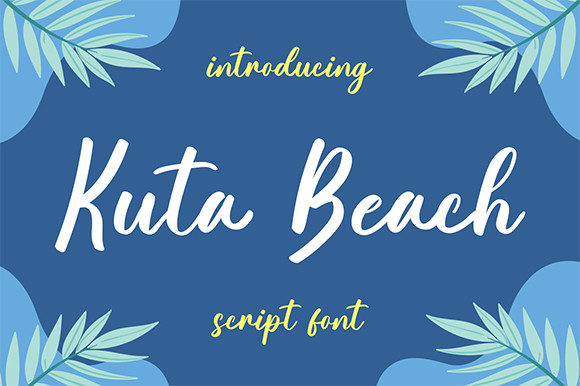 Kuta Beach: A Modern Script Font for Scroll-Stopping Marketing