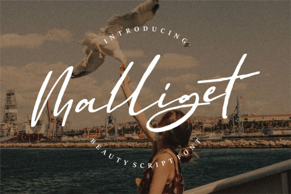 Malliget: A Script Font for Modern Brand Stories