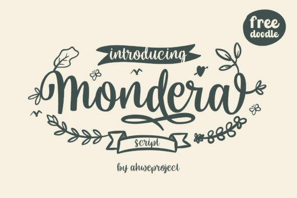 Mondera: The Perfect Handwritten Font for Your Brand