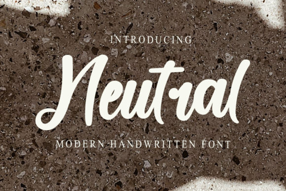 Neutral: A Handwritten Font for Crafters and Creators