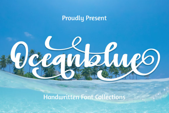 Oceanblue: A Premium Handwritten Font for Your Business Branding