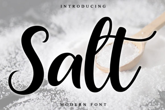Salt: A Script Font with a Quiet Confidence
