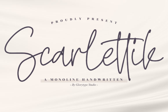Scarlettik: A Modern Handwritten Font for Web Design