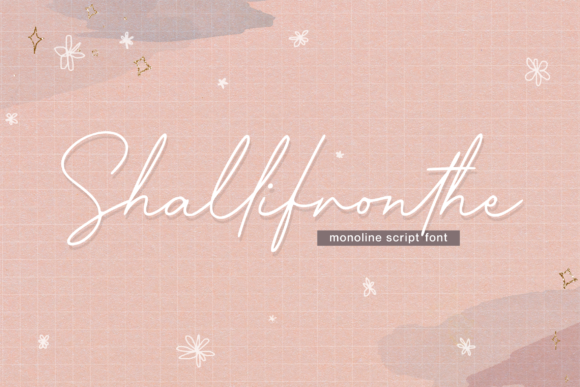 Shallifronthe: A Handwritten Font for Creative Makers