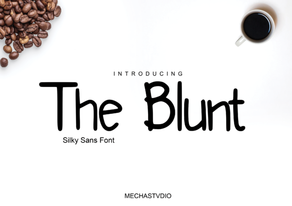The Blunt: A Thin Script Font for Crafters and Product Creators