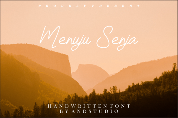 Transform Your Brand with Menuju Senja Font