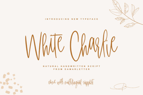 White Charlie: A Refined Script Font for Elegant Branding