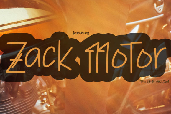 Zack Motor Font: Adding a Handmade Touch to Your Creative Projects
